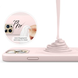 iPhone 16 Pro MC Silikonskal Blush Pink