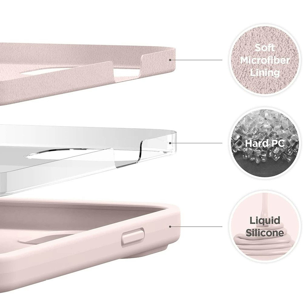 iPhone 16 Pro MC Silikonskal Blush Pink