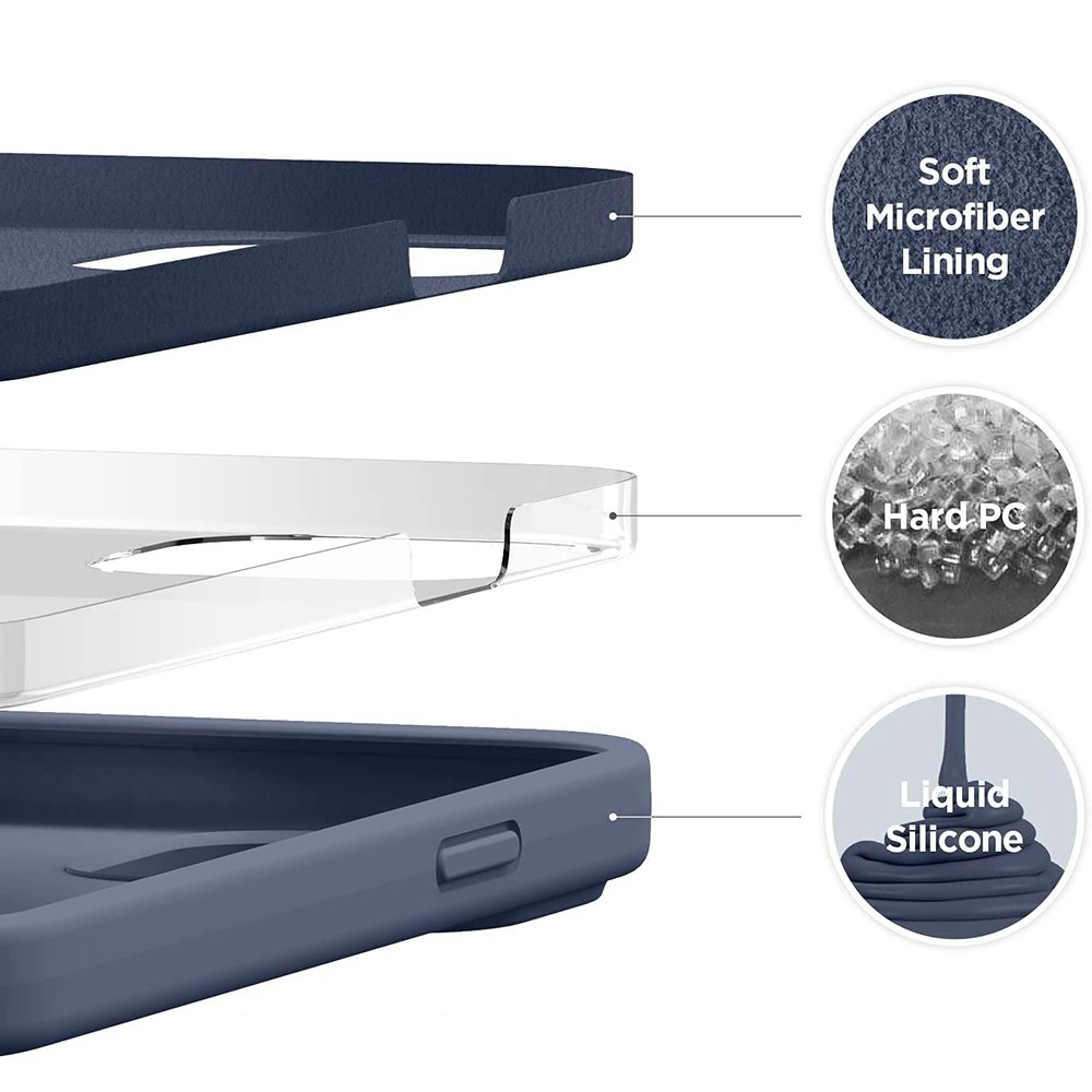 iPhone 16 Pro Max MC Silikonskal Ice Blue