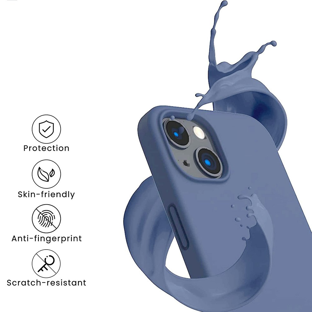 iPhone 16 MC Silikonskal Ice Blue