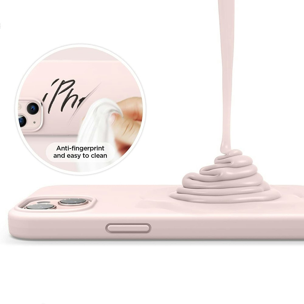 iPhone 16 MC Silikonskal Blush Pink
