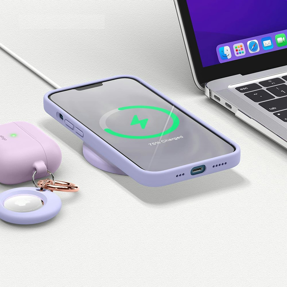 iPhone 16 MC Silikonskal Lavender