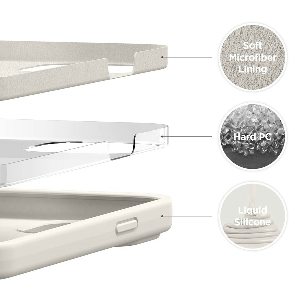 iPhone 16 Plus MC Silikonskal Stone