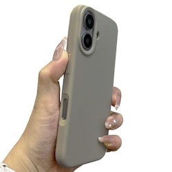iPhone 16 Plus MC Silikonskal Pebble