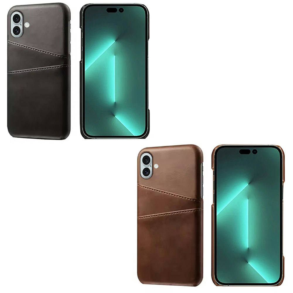 iPhone 16 Plus Skal med Kortfack Svart
