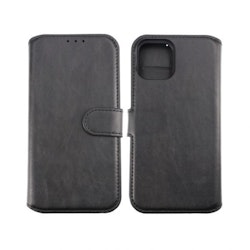 iPhone 16 Pro Max Plånboksfodral Magnet Svart