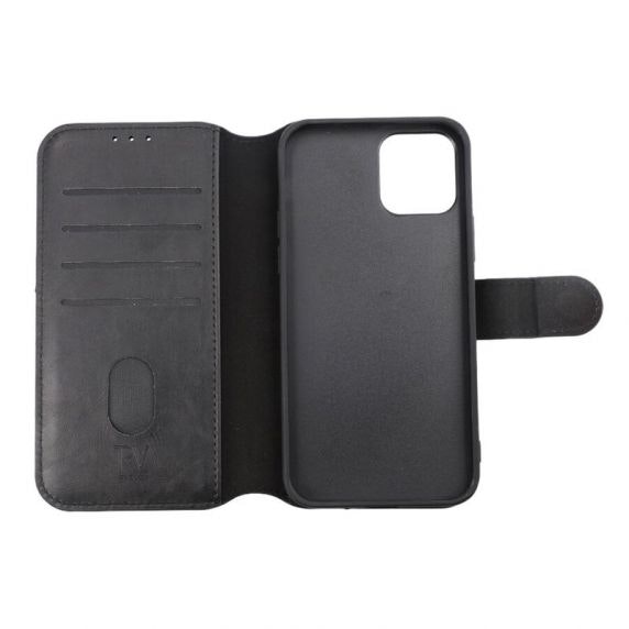 iPhone 16 Pro Plånboksfodral Magnet Svart
