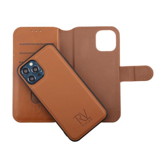 iPhone 16 Pro Max Plånboksfodral Magnet Brun