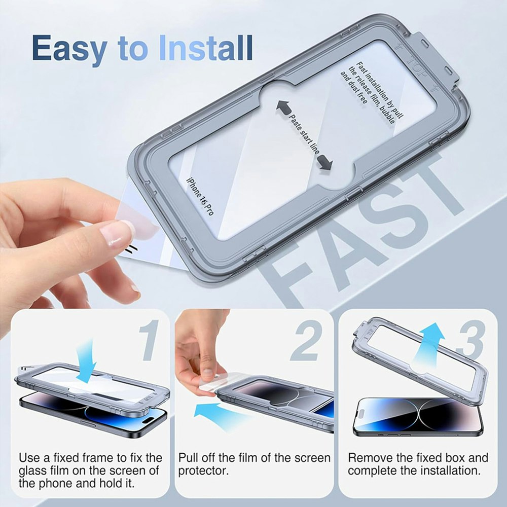 iPhone 13 härdat glas skärmskydd