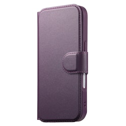 iPhone 16 Pro Max Plånbok med MagSafe-skal & fingerband Lila