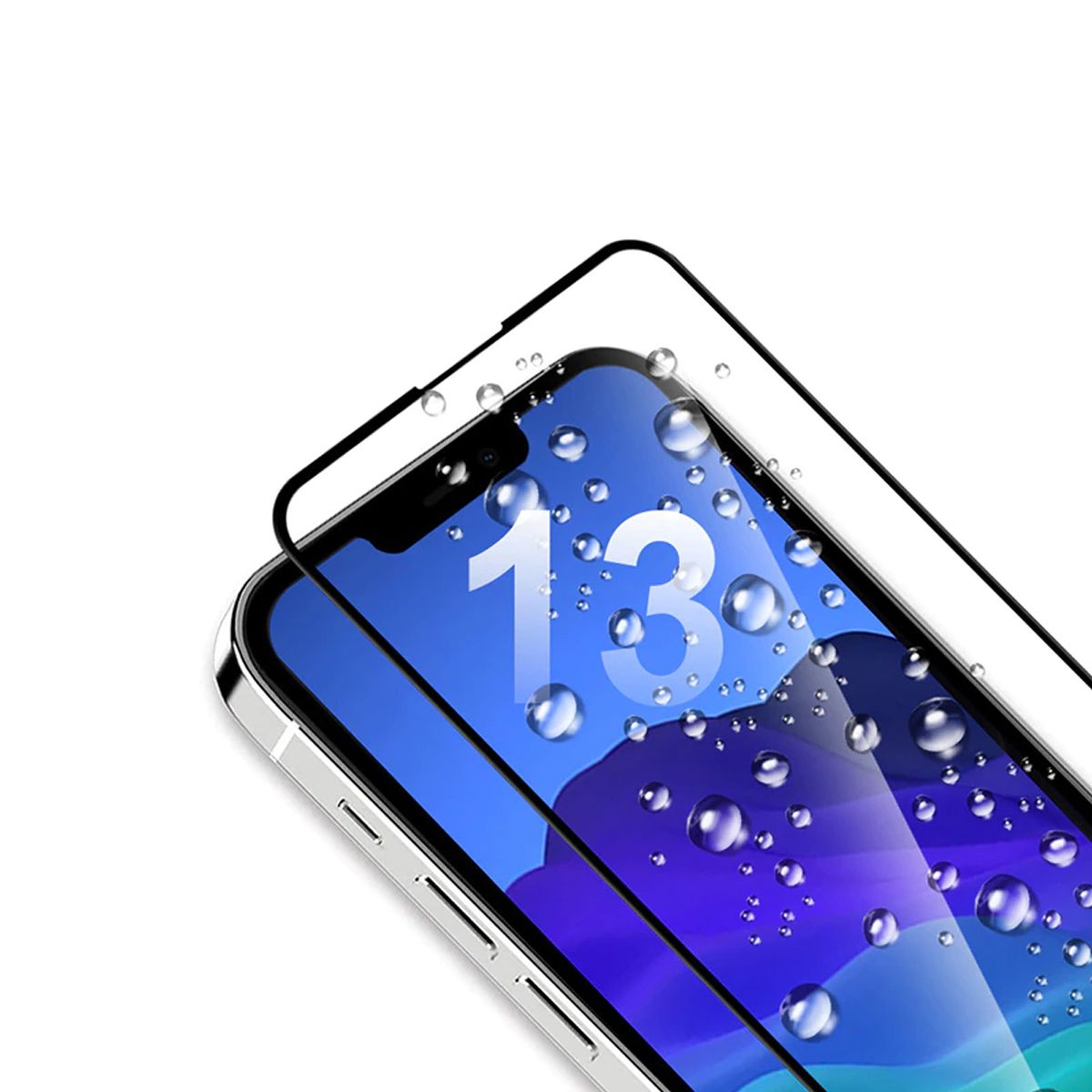 iPhone 13 Pro Max heltäckande härdat glas skärmskydd