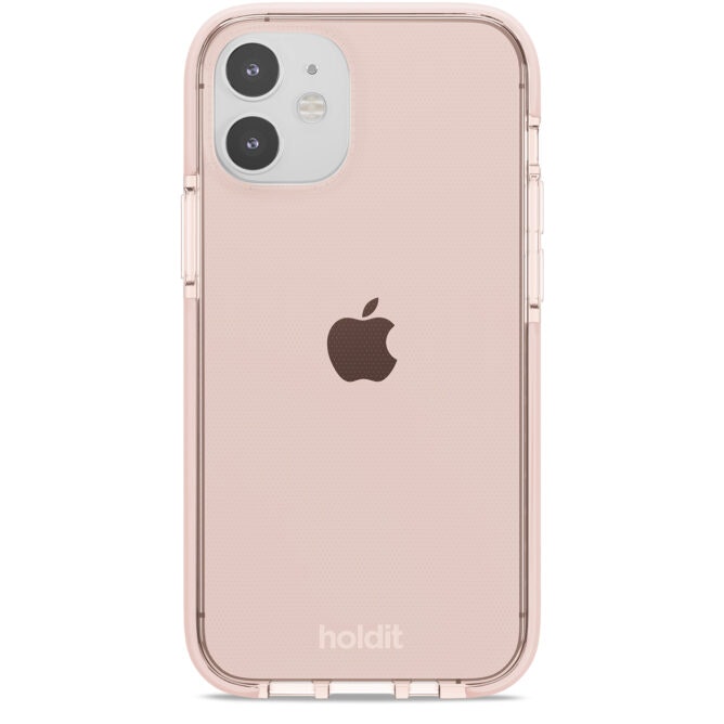 iPhone 12 Mini Case Seethru Blush Pink