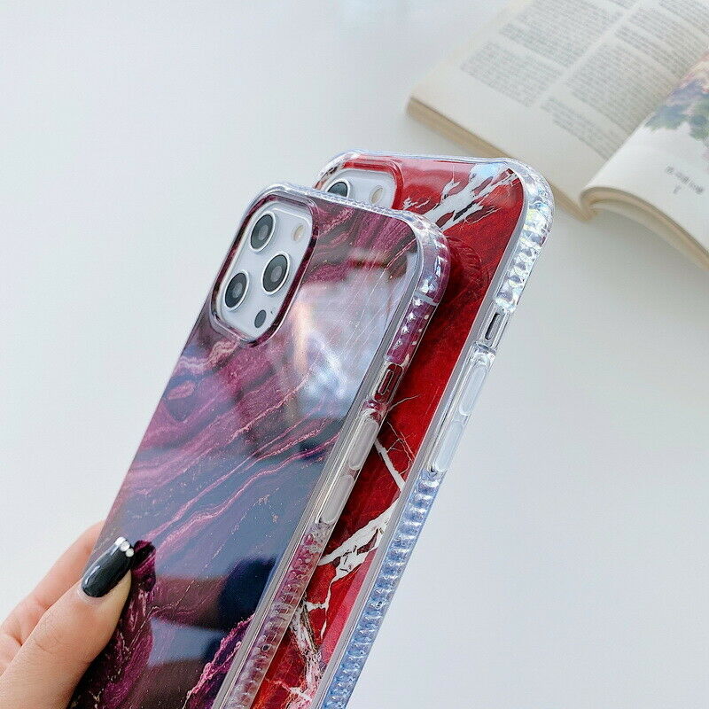 Marble Red Silikonskal iPhone 11 Pro