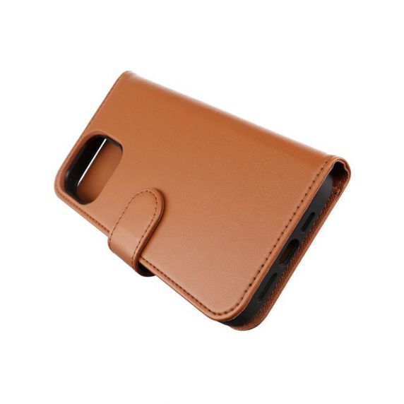 iPhone 13 Pro Max Magnetic Wallet Case guldbrun