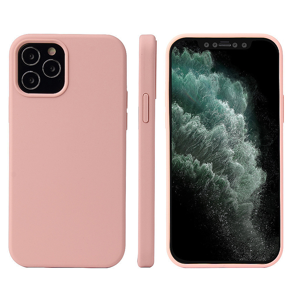 iPhone 12/12Pro MC Silikonskal Blush Pink