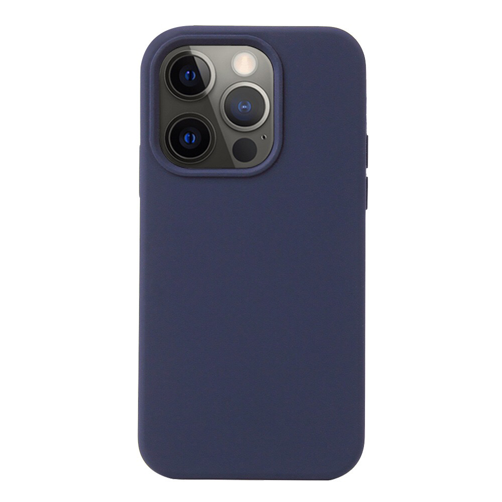 iPhone 12/12Pro MC Silikonskal Dark Blue