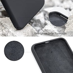 iPhone 7/8/SE2020 Silikonskal i svart färg