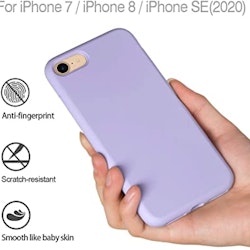 iPhone 7/8/SE2020 MC Silikonskal Lavender