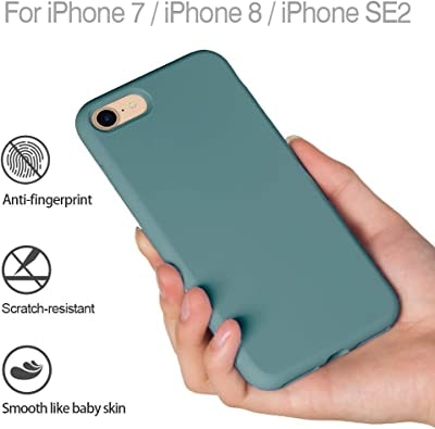 iPhone 7/8/SE2020 Silikonskal MOSS GREEN