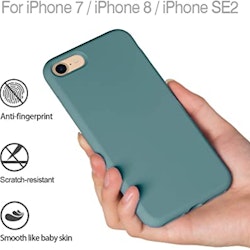 iPhone 7/8/SE2020 Silikonskal MOSS GREEN