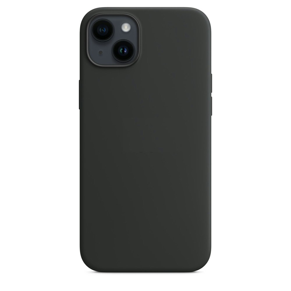 iPhone 14 Plus Silikonskal med MagSafe - midnatt