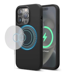 iPhone 14 Pro Silikonskal med MagSafe - midnatt