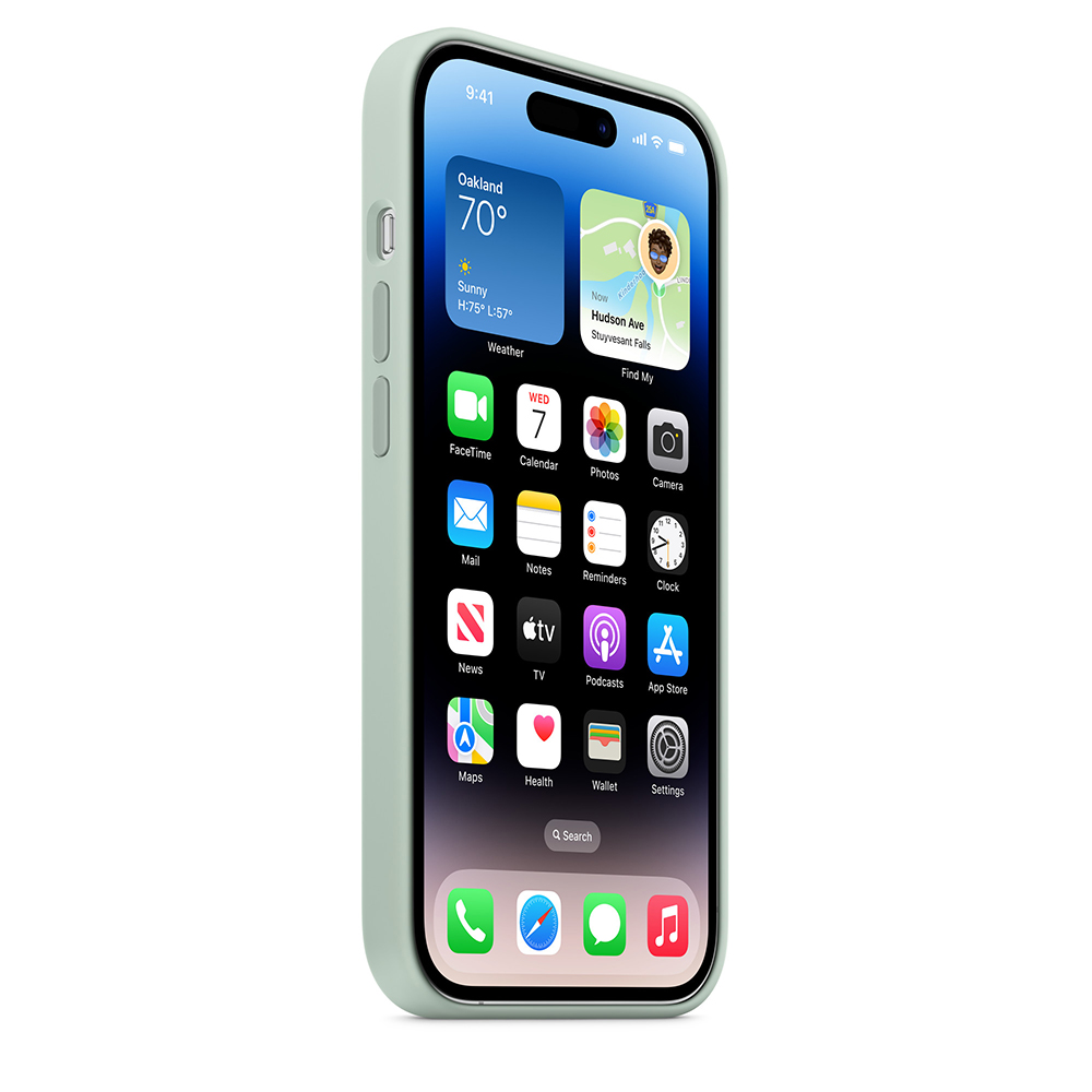 iPhone 14 Pro Silikonskal med MagSafe - suckulent