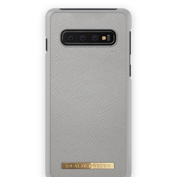 Saffiano Case Galaxy S10 Light Grey