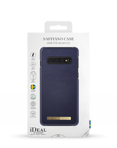 Saffiano Case Galaxy S10 Navy
