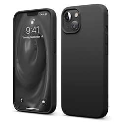iPhone 14 MC Silikonskal i svart färg