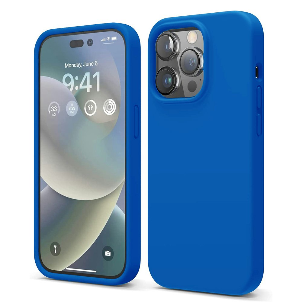 iPhone 14 Pro Max MC Silikonskal Blue