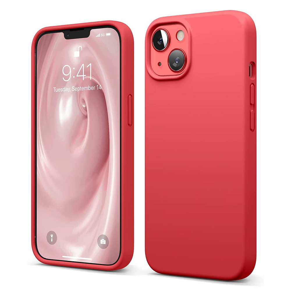 iPhone 13 MC silikonskal Röd