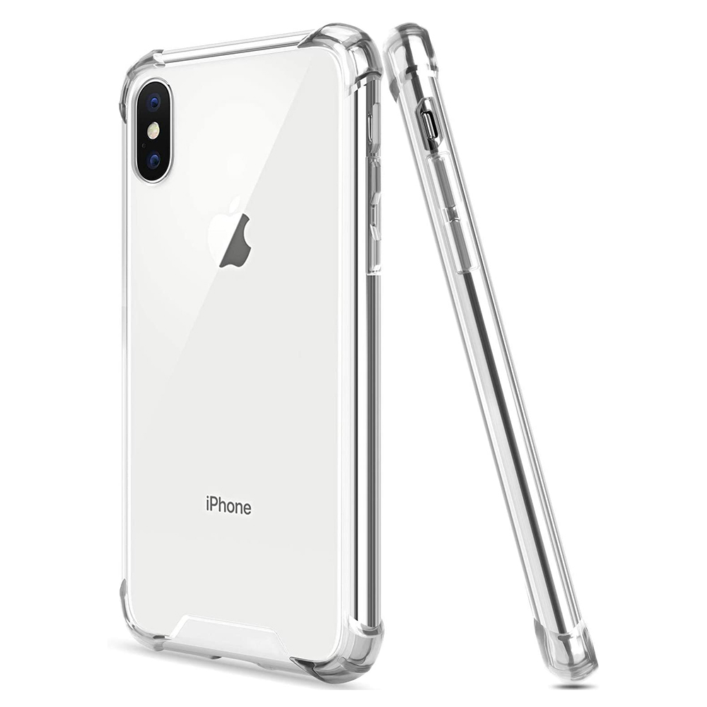 iPhone X / XS Shockproof Silicone Case Transparent