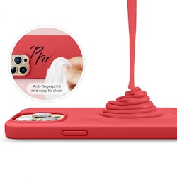iPhone 13 Pro MC silikonskal scarlet