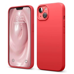 iPhone 13 MC silikonskal scarlet färg