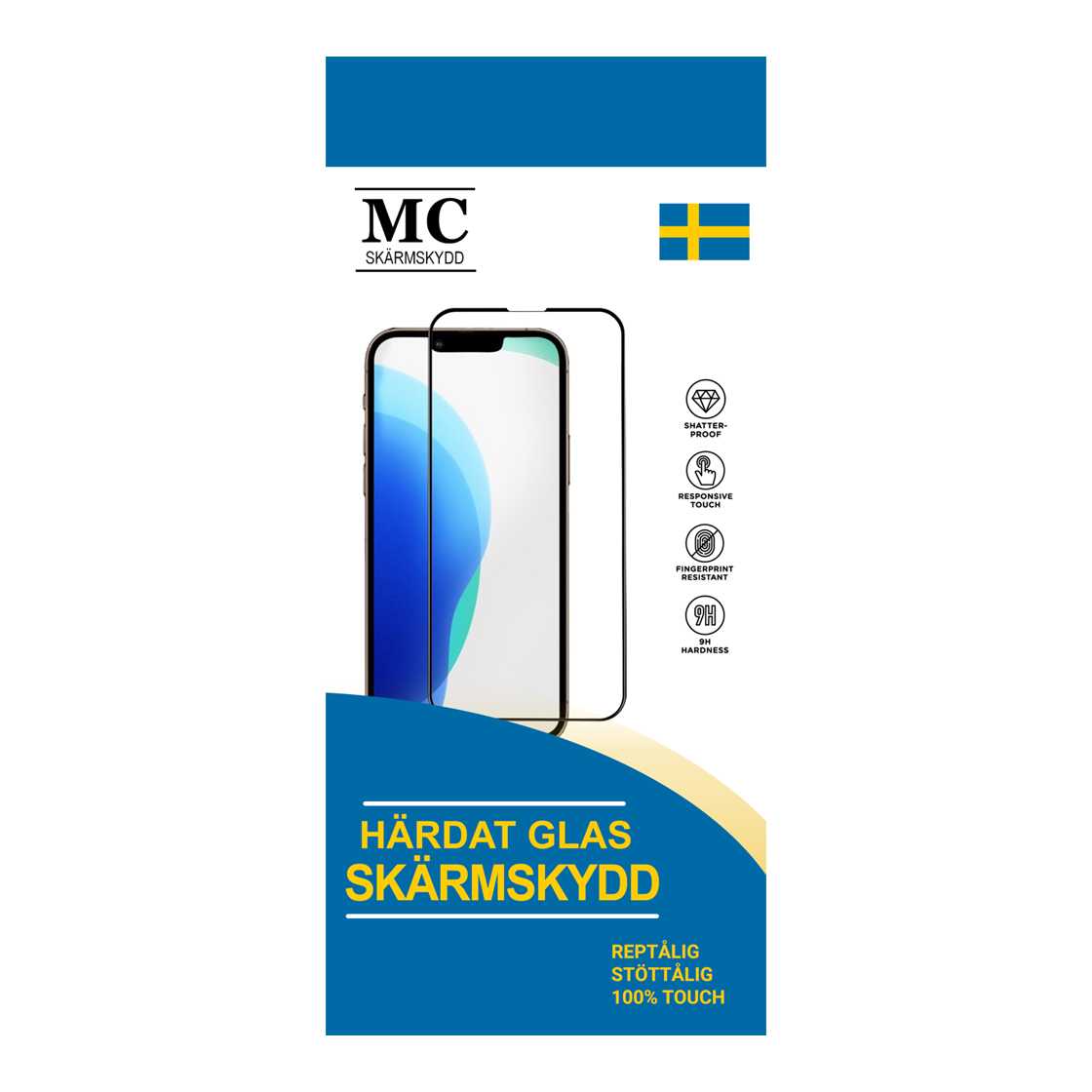 iPhone 11 / XR MC Heltäckande härdat glas Skärmskydd