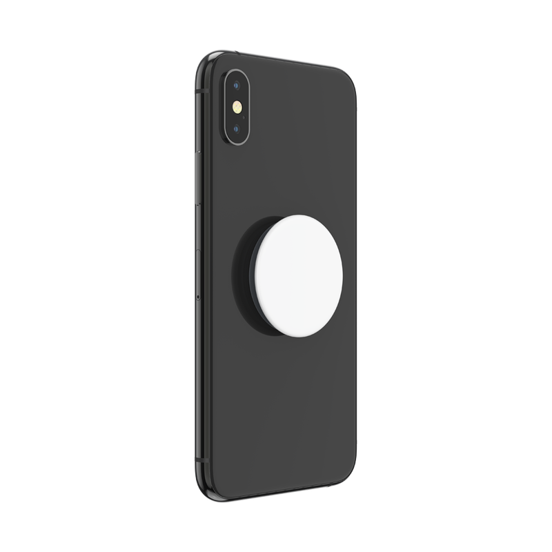 PopSockets Basic Grip Med Ställfunktion Vit