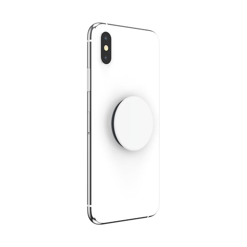 PopSockets Basic Grip Med Ställfunktion Vit