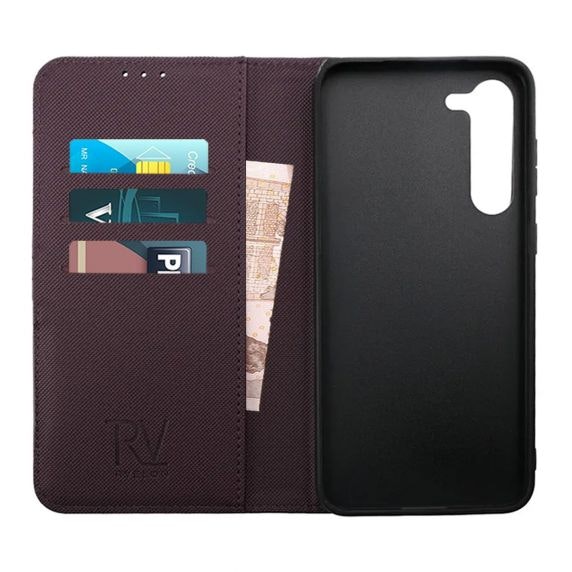 Galaxy S23 RV magnet plånbok Lila