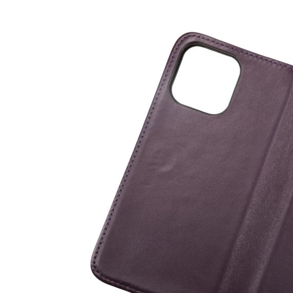 iPhone 14 Pro Plånboksfodral Läder Rvelon - Lila