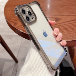 iPhone 14 Pro Max Silikonskal med kameraskydd - Svart