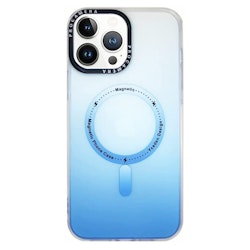 iPhone 14 Pro Max Stöttåligt Skal med MagSafe - Frostat Blå