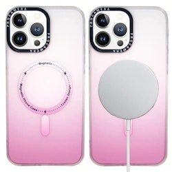 iPhone 14 Pro Max Stöttåligt Skal med MagSafe - Frostat Rosa