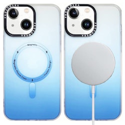 iPhone 14 Stöttåligt Skal med MagSafe - Frostat Blå