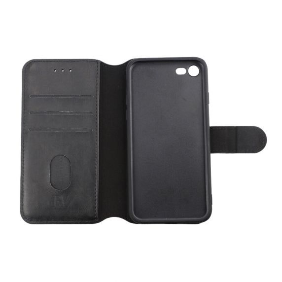 iPhone 7-8-SE2020-SE2022 RV Wallet Case Magnet Black