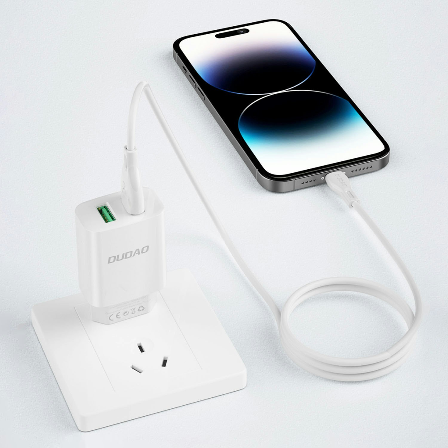 Dudao A2EUL Adapter 12Watt 2xUSB-A
