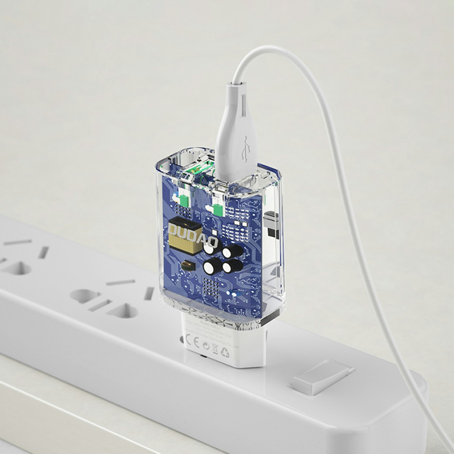 Dudao A2EUL Adapter 12Watt 2xUSB-A