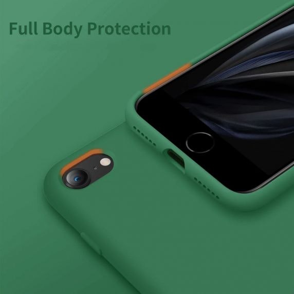 iPhone 7/8/SE2020 Silikonskal Grön