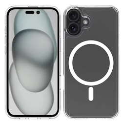 iPhone 16 Plus PC Magnetic Wireless Charging | Transparent