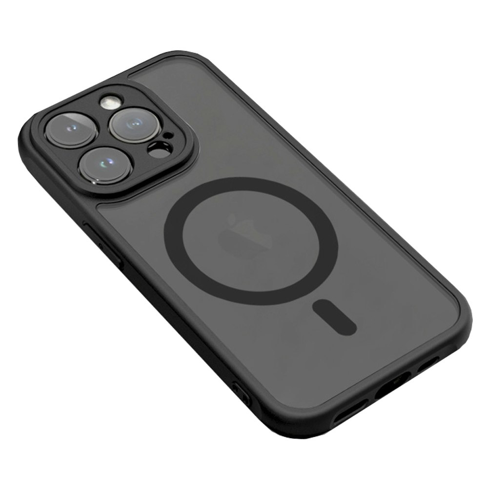 iPhone 16 Pro Max MagSafe silikonskal i svart färg